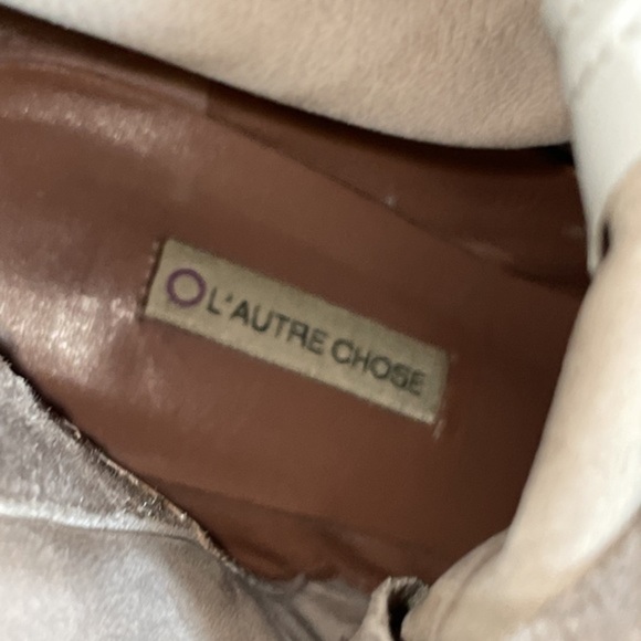 L’Autre Chose Over the Knee Boots in Light Taupe Suede *Italy* - Picture 3 of 13